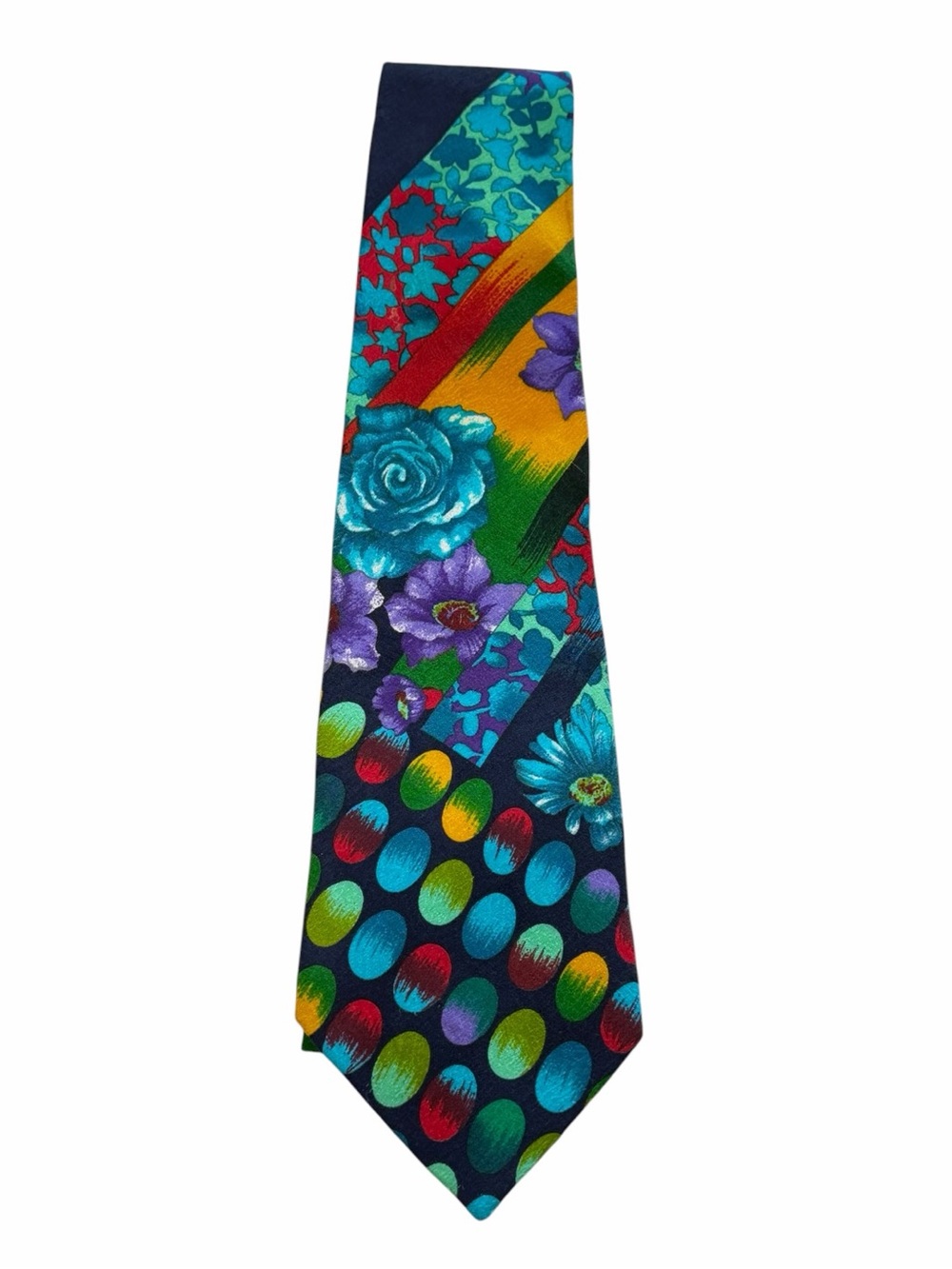 Versace Mens Neck Tie 100% Silk Made In Italy